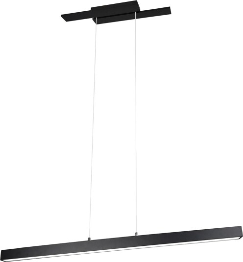 Trio Lighting Belfast LED taklampe matt sort - Matt svart