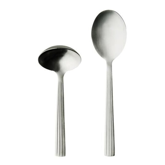 Aida RAW saus/potetsett 2 deler matt stål