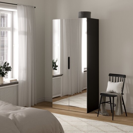 LIND NEST GARDEROBESKAP 100X220X60CM SPEIL