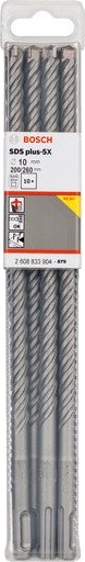 Bosch 4-blads hammerbor SDS-plus-5X 10 stk. 4 mm
