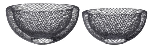 VEGA Kurvsett Indianola; 29.5x15 cm (ØxH); Svart