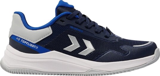 Hummel Innesko Toppflyging Pro LC Jr Lapis Blue Hummel 34 Innesko Blå Grå Hvit Marineblå