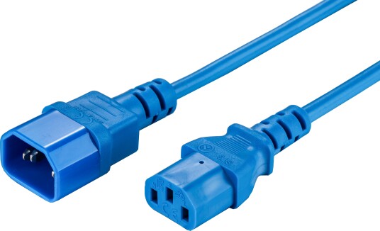LinkIT Power cable C13/C14 blue 1m