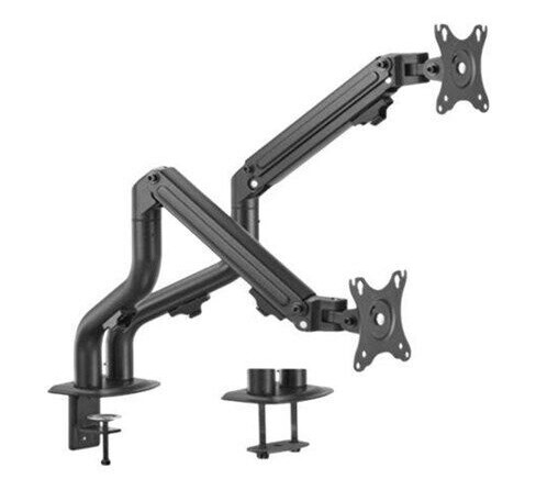 Gembird MA-DA2-02 mounting kit - adjustable - for 2 flat panels - tilting up to 8 kg - fine texture black Gembird MA-DA2-02 mounting kit - adjustable - for 2 flat panels - tilting up to 8 kg - fine texture black