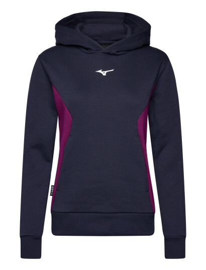 Mizuno Athletics Hoodie(W) Navy M Mizuno Athletics Hoodie(W) Navy M