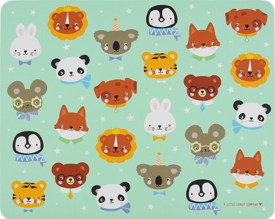 A Little Lovely Company Spisebrikke Animal Friends
