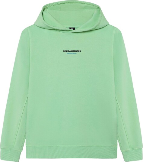 Indian Blue Jeans Hettegenser   Baktrykk   Ferskt Green m. Trykk   Indian Blue Jeans   8 år 128   Hettegenser   Grønn