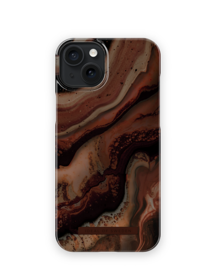 Ideal Of Sweden Printed Case Dark Amber Marble (IDFC-I2367-488)