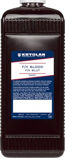 Kryolan F/X Blod - 500 ml Mørkerød