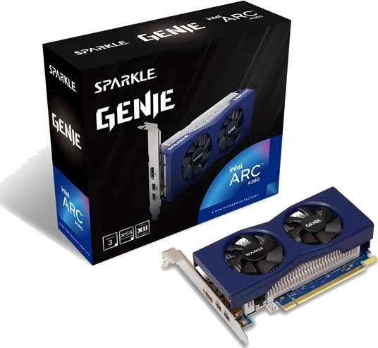 Sparkle Arc A380 Genie 6GB GDDR6 RAM Grafikkort