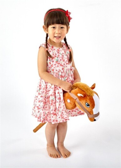 AMO Toys Kjepphest Brun