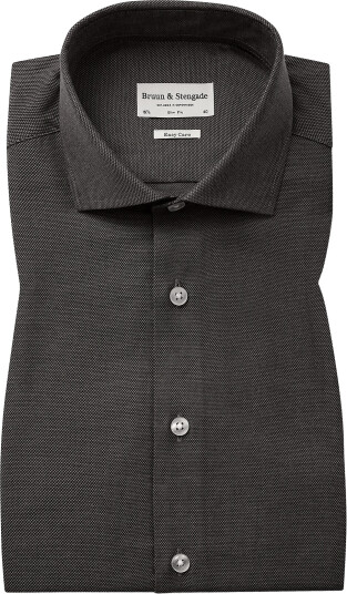 Bruun & Stengade Bs Osemann Slim Fit Shirt Grey 39