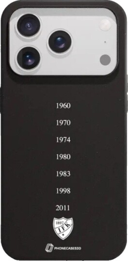 Phonecases3D iPhone 17 Pro Max HIFK Hockey komposterbart deksel, svart