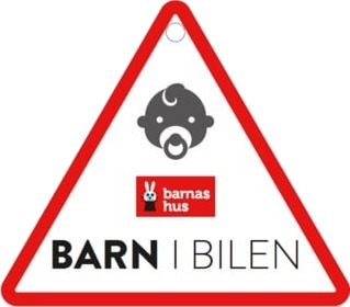 Yngri Signe Barn I Bil Skilt White