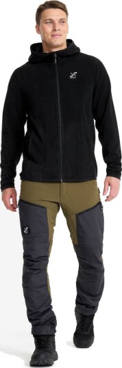 Revolutionrace Hiker Fleece Hoodie Dame Deep Navy 3XL Dame Overdeler Fleece & midlayers