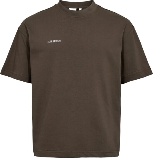 HAN Kjøbenhavn Daily Boxy Tee DUSTY BROWN M