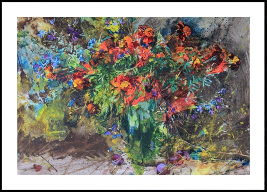 Vibrant Floral Bouquet Plakat / 30x40