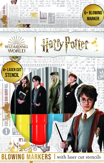 Tusjer Blåse Sett Harry Potter 6 Farger