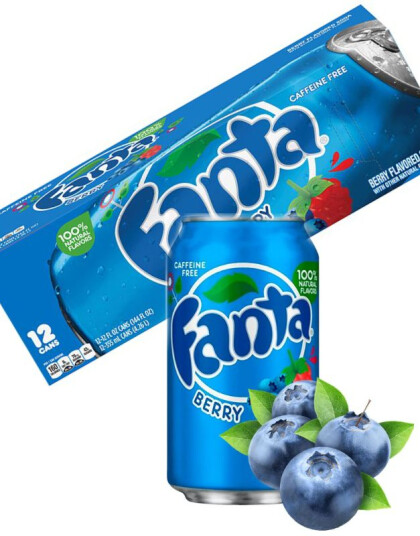First Trading 12 stk Fanta Berry 355 ml Hel Eske USA Import