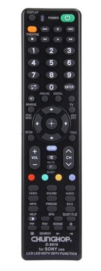 Fjernkontroll for SONY LED-Tv / LCD Tv - Universal Fjernkontroll for SONY LED-Tv / LCD Tv - Universal