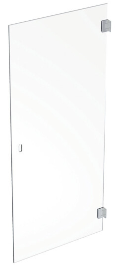 Packard Bell Showerama Art Svingdør - Krom/Klart Glass