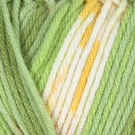 Viking Garn Snorre Sara 932 Multi Grønn/oransje