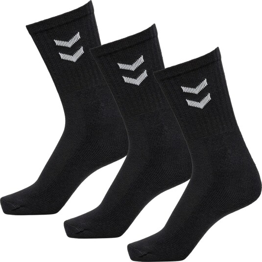 Hummel 3-Pack Basic Sock Black 32-35 Hummel 3-Pack Basic Sock Black 32-35