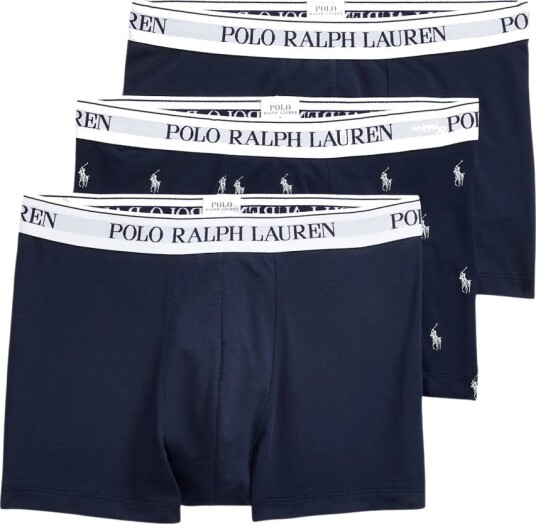 Polo Ralph Lauren Classic Stretch-Cotton Trunk 3-Pack - Black - XL
