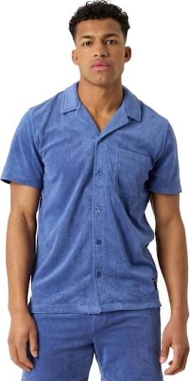 Bjørn Borg Borg Toweling Pool Shirt Herre Bl/Coastal Fjord XL