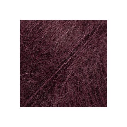 DROPS Kid-Silk Garn Unicolor 71 Mørk Drue