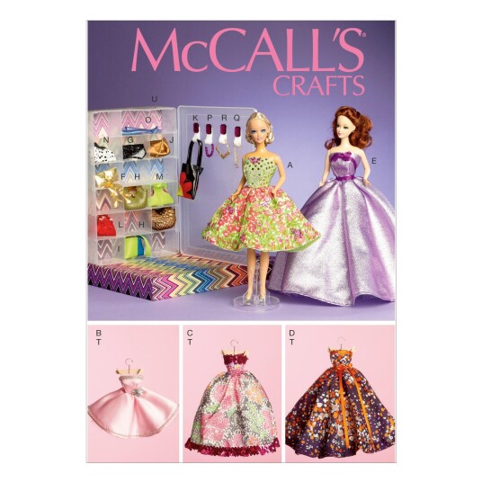 Mccalls Mccall'S 6903 Dukkeklær Strl: Alle Inkludert Mccalls Mccall'S 6903 Dukkeklær Strl: Alle Inkludert