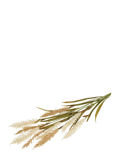 House Nordic Gerd   Decorative Grass Artificial Beige/Sand 2 Stems H: 130 Cm   Cream   130 CM