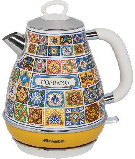 Ariete Positano Vannkoker 2,2 kW 1,7 L Gul med 360 graders rotasjonsplate Ariete Positano Vannkoker 2,2 kW 1,7 L Gul med 360 graders rotasjonsplate