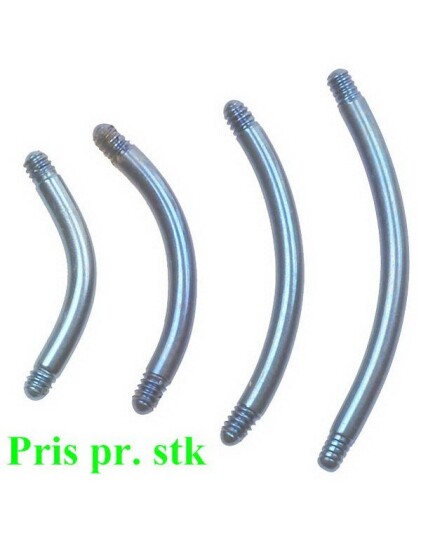 Utgått 10 x 16 mm Lys Blå banan Titan stang