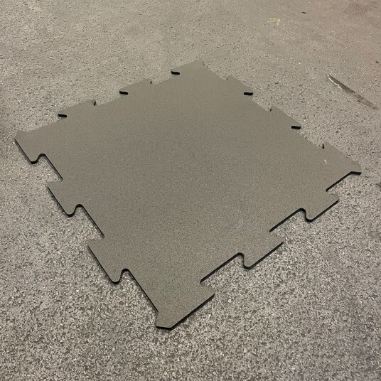 Kraftmark Pusleskum 25 mm Medium Svart/Grå, Treningsgulv