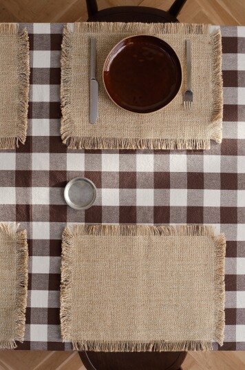 Jotex Bordmatte 4pakning natur SURAJA 218276001105