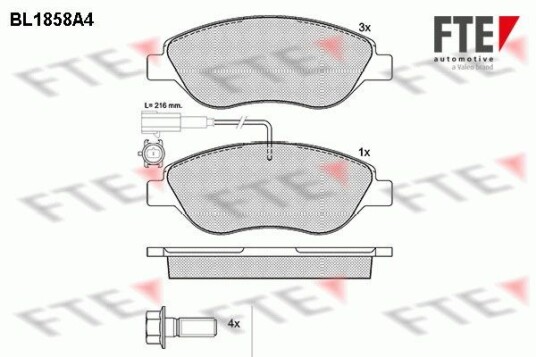 Bremseklosser FTE 9010435