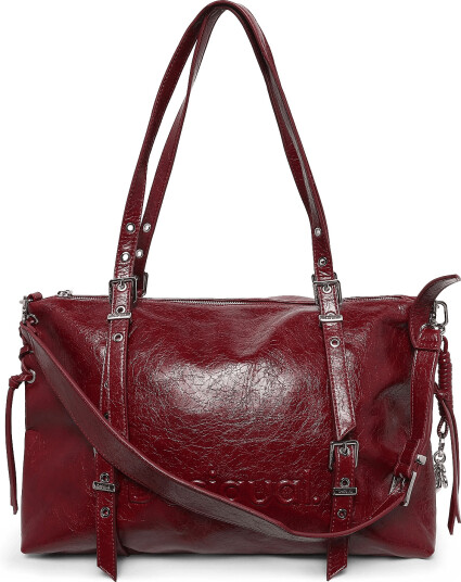Desigual Bag_Half Logo Lanuza Granate   Burgundy   ONE SIZE