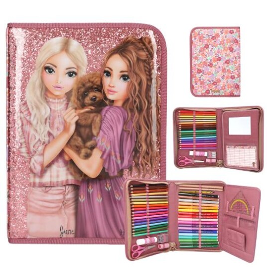 TOPModel Big Pencil Case FLORAL 0413056