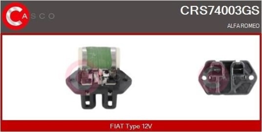 Formotstand, kjølevifte for el-motor CASCO CRS74003GS