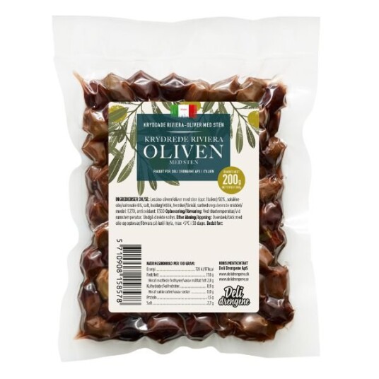 Riviera Krydrede Oliven 200g Riviera Krydrede Oliven 200g