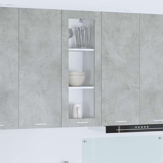 Hengende skap Riga Betonggrå 40 x 31 x 100 cm Konstruert tre Hengende skap Riga Betonggrå 40 x 31 x 100 cm Konstruert tre