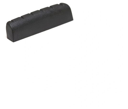 Graph Tech Pt-M644-00 Svart Tusq Xl Slotted Nut 1 3/4", Rounded, Slanted