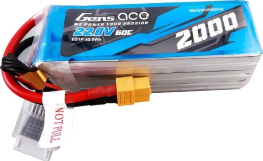 Gens Ace & Tattu Gens Ace Batteri Til RC-Kjøretøy 2000mAh 22.8V 60C XT60-Plugg Gens Ace & Tattu Gens Ace Batteri Til RC-Kjøretøy 2000mAh 22.8V 60C XT60-Plugg