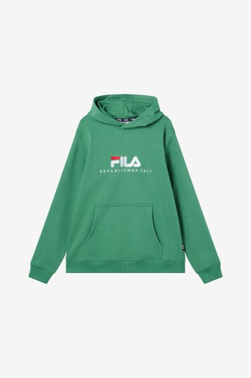Fila Hettegenser Loddin Logo Hoodie Grønn