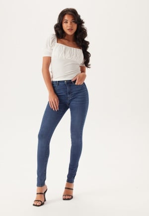 BUBBLEROOM High Full length Superstretch Jeans Medium blue 38