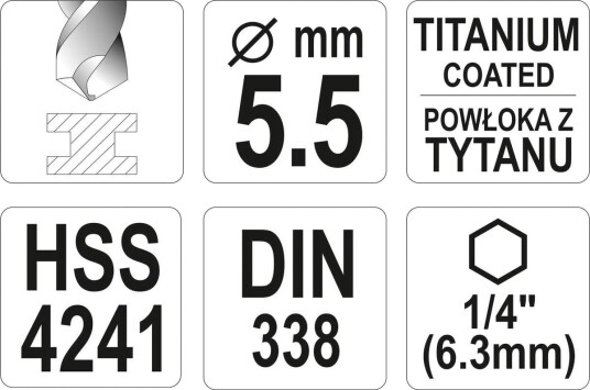YATO YT-44763 Metallspiralbor