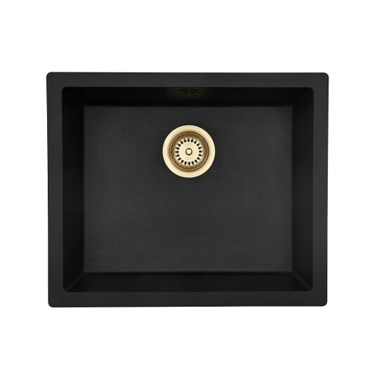 Lavabo Jupiter 600 Kjøkkenvask 550x460x194 mm, Sort