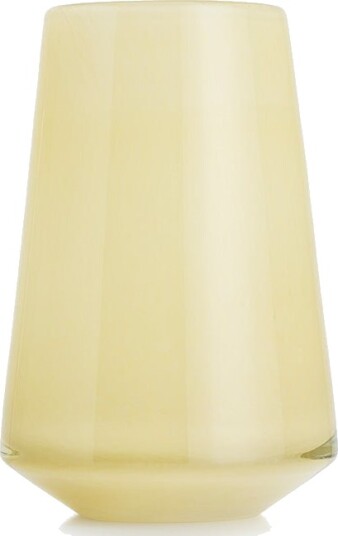 Hadeland Glassverk Dugg Vase 20cm Gul