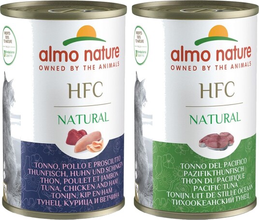 Almo Nature Hfc Våtfôr Natural Mix Tunfisk & Kylling 12 X 140 G